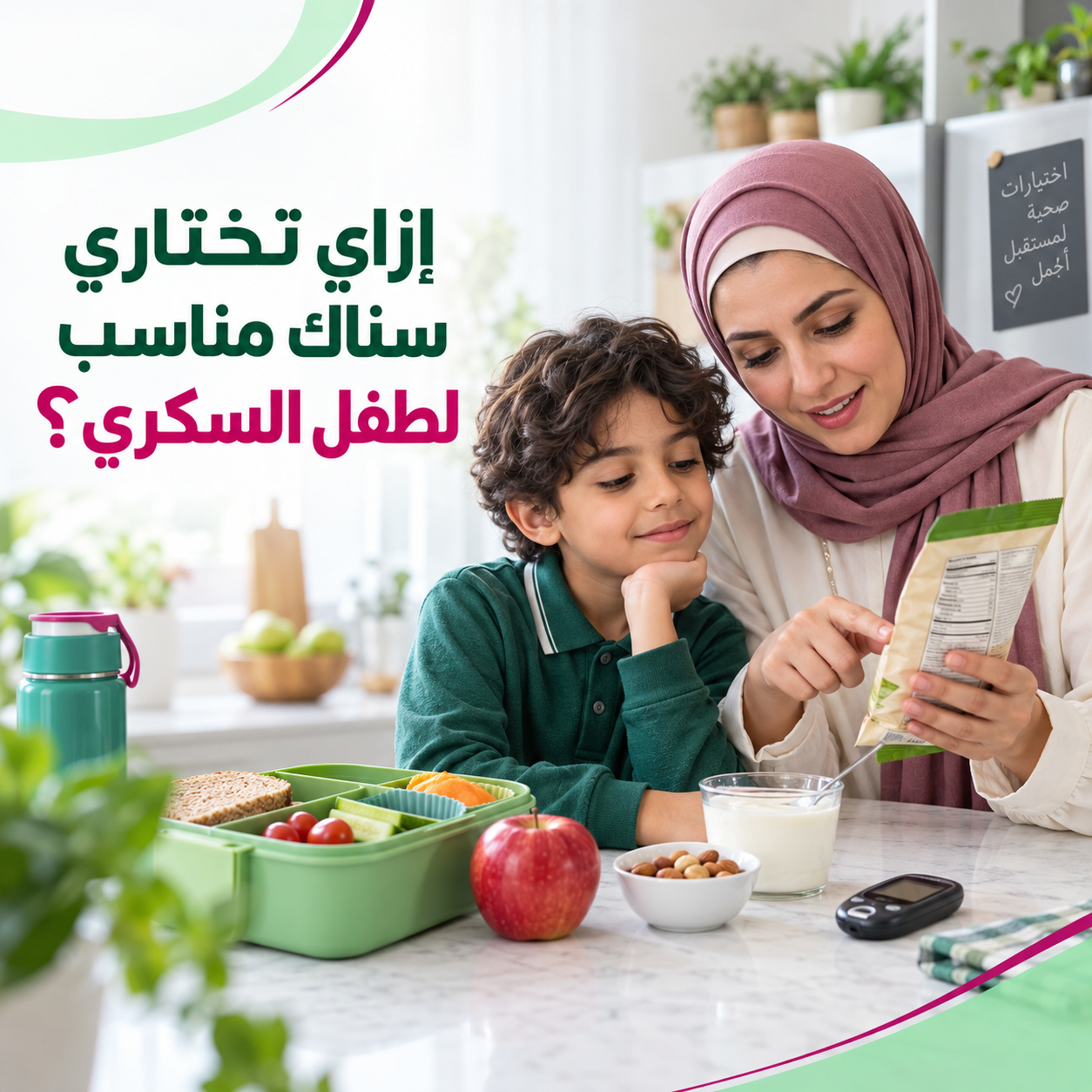 إزاي تختاري سناك لطفلك مريض السكري